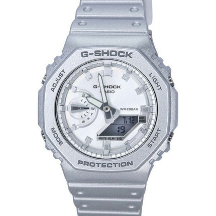 Casio G-Shock Analog Digital Retrofuture Series Metallic Silber Quarz GA-2100FF-8A 200M Herrenuhr