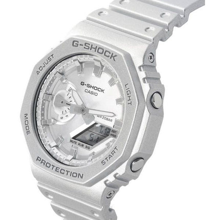 Casio G-Shock Analog Digital Retrofuture Series Metallic Silber Quarz GA-2100FF-8A 200M Herrenuhr