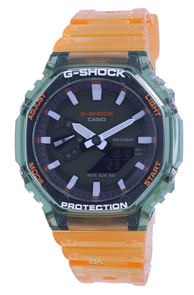 Casio G-Shock Limited Edition Hidden Coast Sonderfarbe Analog Digital GA-2100HC-4A GA2100HC-4 200M Herrenuhr