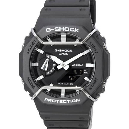 Casio Ton-in-Ton G-Shock Analog Digital Schwarzes Zifferblatt Quarz GA-2100PTS-8A GA2100PTS-8 200M Herrenuhr