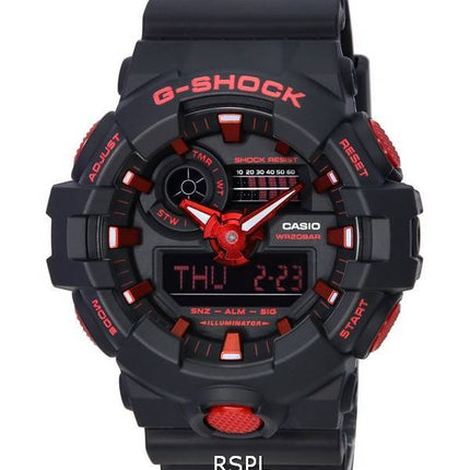 Casio G-Shock X Ignite Red Series Analog-Digital-Quarz GA-700BNR-1A GA700BNR-1 200M Herrenuhr