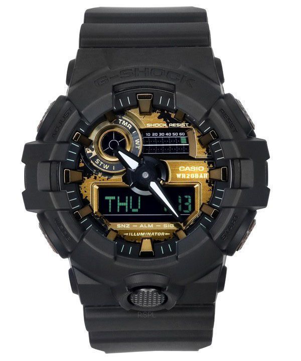 Casio G-Shock Analog Digital Rust Series Harzarmband Quarz GA-700RC-1A 200M Herrenuhr