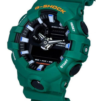 Casio G-Shock Beliebte Temperamentvolle Farben Grün Analog Digital Quarz GA-700SC-3A GA700SC-3 200M Herrenuhr