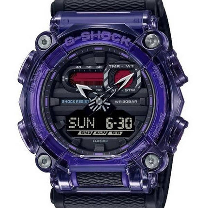 Casio G-Shock Tech Skeleton World Time Analog Digital GA-900TS-6A GA900TS-6 200M Herrenuhr