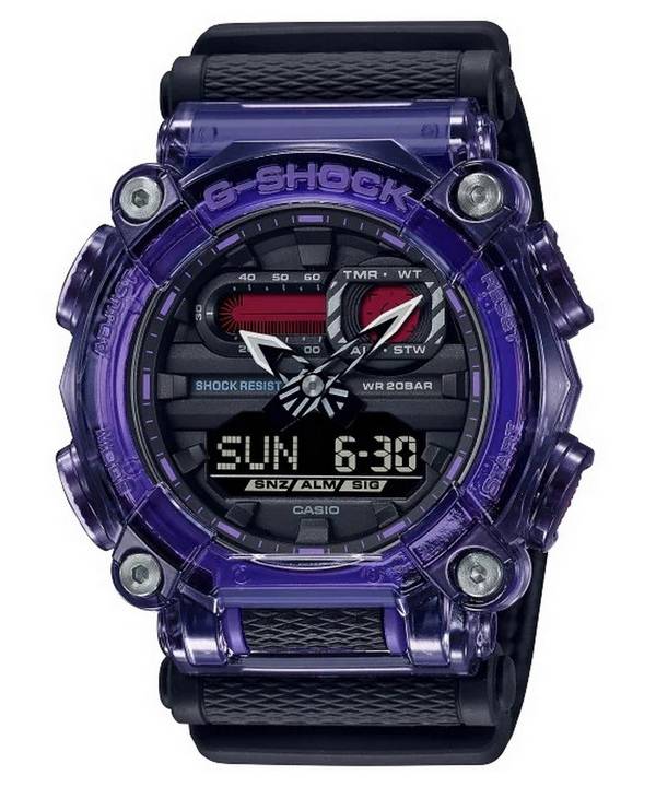 Casio G-Shock Tech Skeleton World Time Analog Digital GA-900TS-6A GA900TS-6 200M Herrenuhr