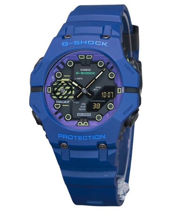 Casio G-Shock Cyberspace Analog-Digital-Smartphone-Link Bluetooth Schwarzes Zifferblatt Quarz GA-B001CBR-2A 200M Herrenuhr