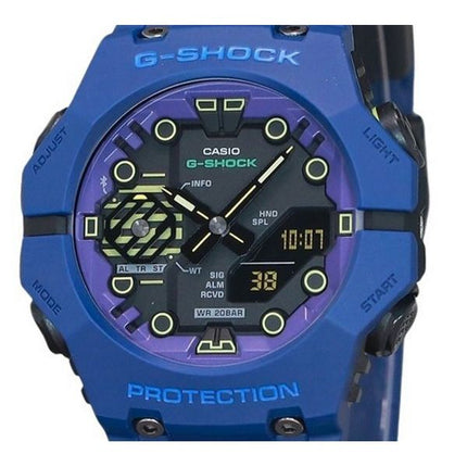 Casio G-Shock Cyberspace Analog-Digital-Smartphone-Link Bluetooth Schwarzes Zifferblatt Quarz GA-B001CBR-2A 200M Herrenuhr