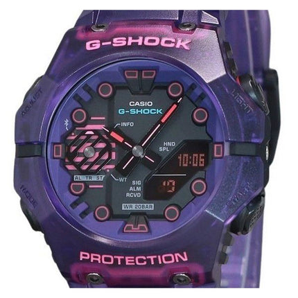 Casio G-Shock Cyberspace Analog-Digital-Smartphone-Link Bluetooth Schwarzes Zifferblatt Quarz GA-B001CBRS-6A 200M Herrenuhr