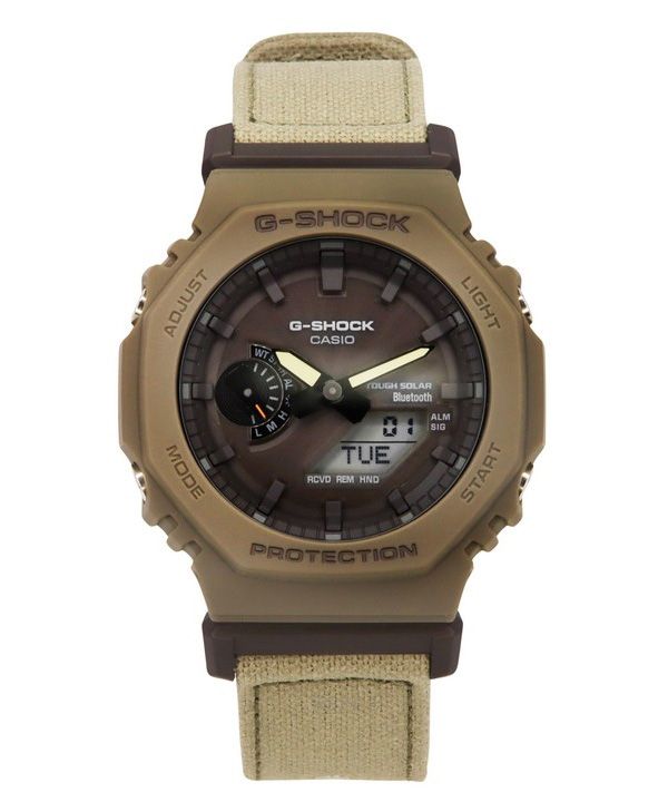 Casio G-Shock Analog-Digital-Smartphone-Verbindung Bluetooth Bronze-Zifferblatt Robuste Solar GA-B2100CT-5A 200M Herrenuhr