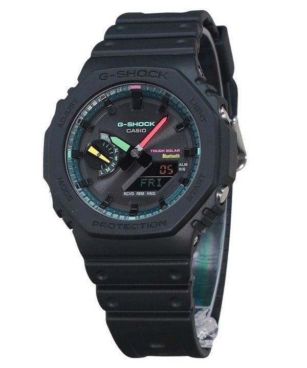 Casio G-Shock Analog-Digital-Smartphone-Link Multi Fluorescent Accents Serie Tough Solar GA-B2100MF-1A 200M Herrenuhr