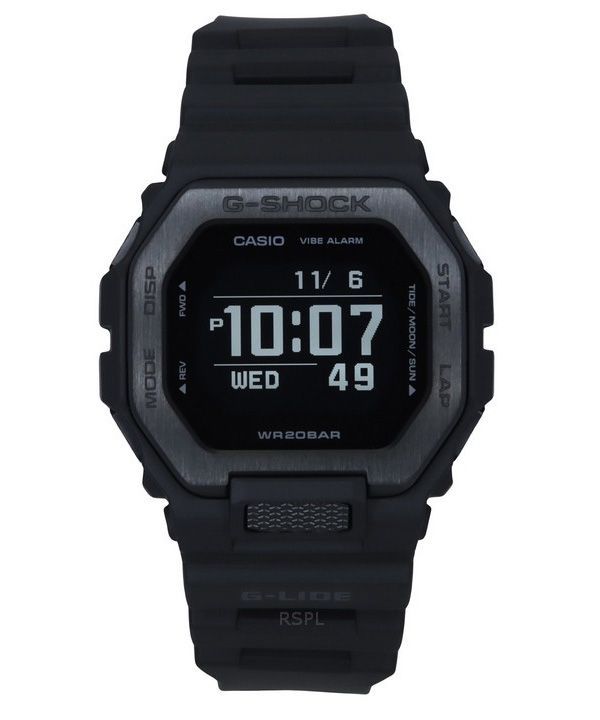 Casio G-Shock G-Lide Digital Smartphone Link Harzarmband Quarz GBX-100NS-1 200M Herrenuhr