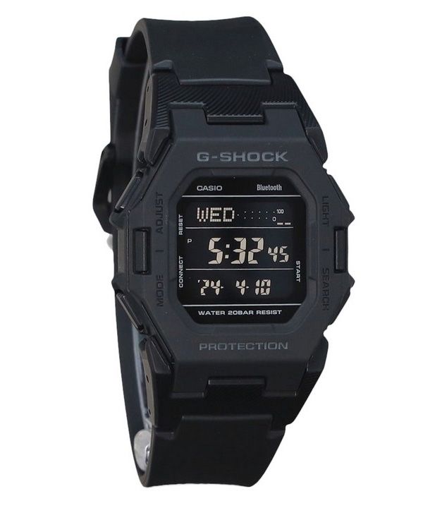 Casio G-Shock Digital Smartphone Link Schwarzes Harzarmband Quarz GD-B500-1 200M Herrenuhr