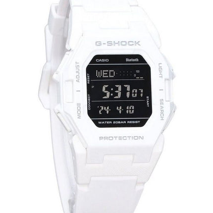 Casio G-Shock Digital Smartphone Link weißes Harzarmband Quarz GD-B500-7 200M Herrenuhr