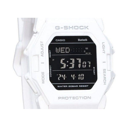 Casio G-Shock Digital Smartphone Link weißes Harzarmband Quarz GD-B500-7 200M Herrenuhr