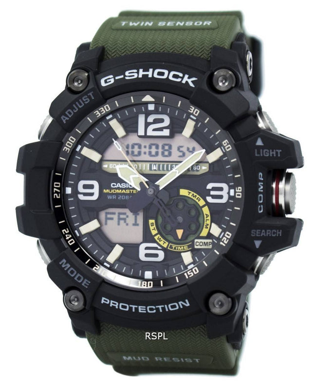 Casio G-Shock Mudmaster Analog Digital Twin Sensor GG-1000-1A3 Herrenuhr