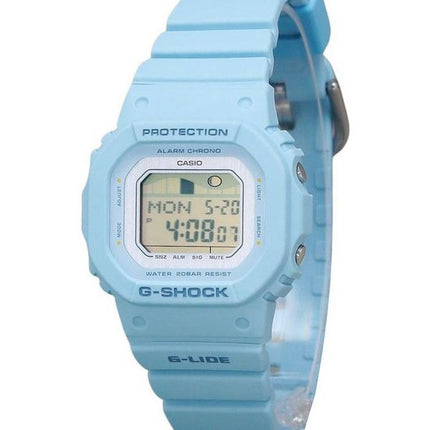 Casio G-Shock G-Lide Digital Hellblau Biobasiertes Harzarmband Quarz GLX-S5600-2 200M Damenuhr