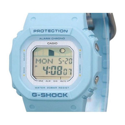 Casio G-Shock G-Lide Digital Hellblau Biobasiertes Harzarmband Quarz GLX-S5600-2 200M Damenuhr