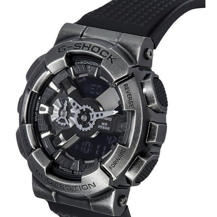 Casio G-Shock Analog-Digital-Harzarmband mit grauem Zifferblatt und Quarz GM-110VB-1A 200M Herrenuhr