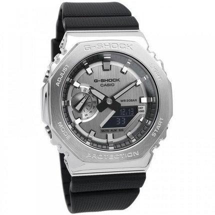 Casio G-Shock metallbeschichtetes analoges digitales Harzarmband GM-2100-1A GM2100-1 200M Herrenuhr