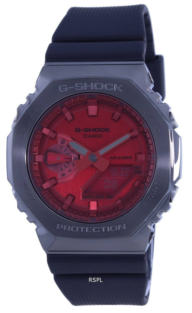 Casio G-Shock World Time Analog Digital Metal Covered GM-2100B-4A GM2100B-4 200M Damenuhr