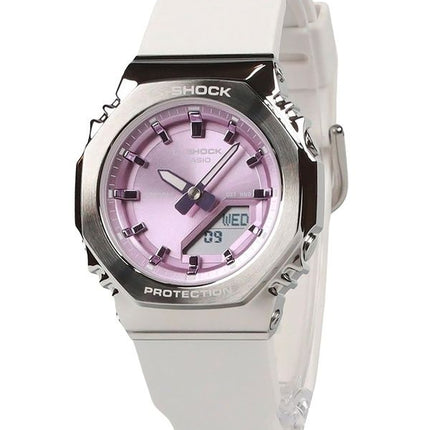 Casio G-Shock Analog-Digital-Armband aus biobasiertem Harz, rosa Zifferblatt, Quarz GM-S2110-7A6, 200 M, Damenuhr