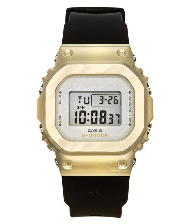 Casio G-Shock Digital Harzarmband Quarz GM-S5600BC-1 200M Damenuhr