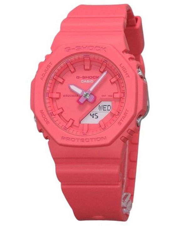 Casio G-Shock Analog Digital Resin Armband Rosa Zifferblatt Quarz GMA-P2100-4A 200M Damenuhr