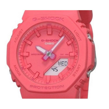 Casio G-Shock Analog Digital Resin Armband Rosa Zifferblatt Quarz GMA-P2100-4A 200M Damenuhr