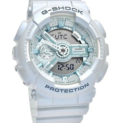 Casio G-Shock Analog-Digital-Armband aus biobasiertem Harz, blaues Zifferblatt, Quarz GMA-S110ST-2A 200M Damenuhr