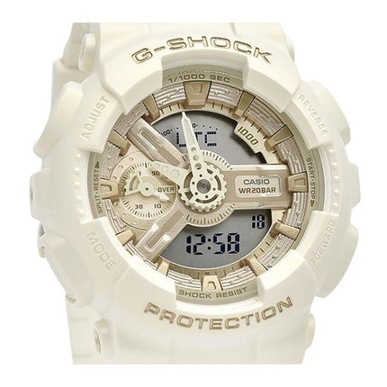 Casio G-Shock Analog-Digital-Quarzuhr aus biobasiertem Harz mit einfarbigem Zifferblatt GMA-S110ST-7A 200M für Damen