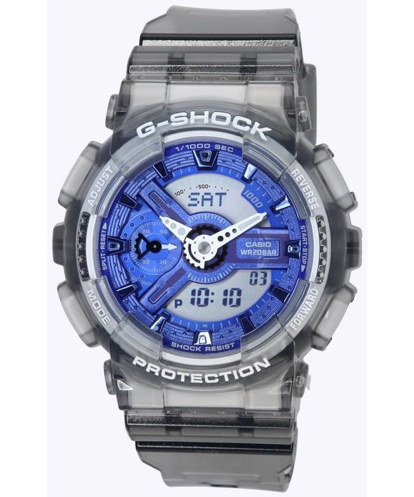 Casio G-Shock Analog Digital Blaues Zifferblatt Quarz GMA-S110TB-8A 200M Damenuhr