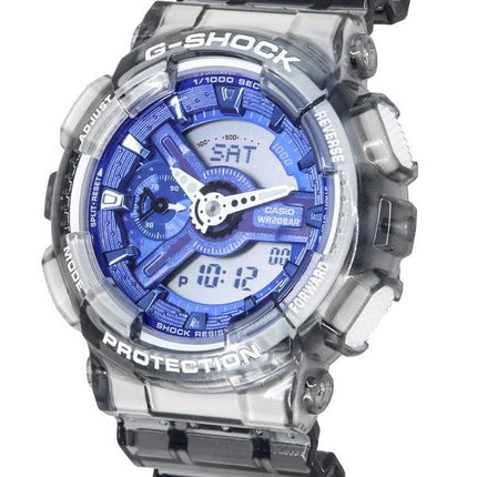 Casio G-Shock Analog Digital Blaues Zifferblatt Quarz GMA-S110TB-8A 200M Damenuhr