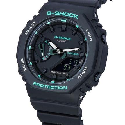 Casio G-Shock Analog-Digital-Quarzuhr mit schwarzem Zifferblatt GMA-S2100GA-1A GMAS2100GA-1 200M Damenuhr