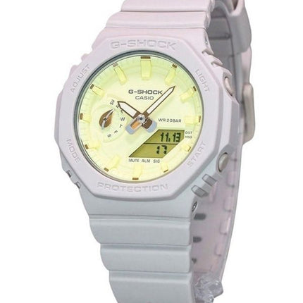 Casio G-Shock Nature&#39,s Color Series Analog Digital Gelbes Zifferblatt Quarz GMA-S2100NC-4A 200M Damenuhr