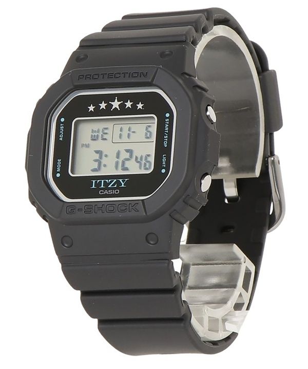 Casio G-Shock ITZY Collaboration Digital Bio-basiertes Harzarmband Quarz GMD-S5610IT-1 200M Damenuhr