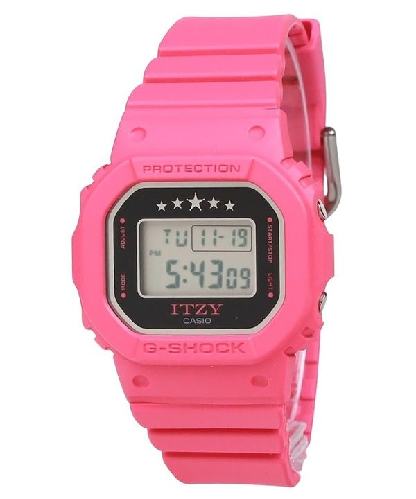 Casio G-Shock ITZY Collaboration Digital Bio-Harzarmband Quarz GMD-S5610IT-4A 200M Damenuhr