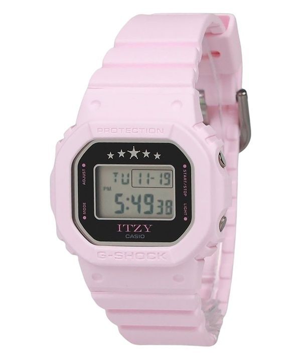 Casio G-Shock ITZY Collaboration Digital Pink Bio-Harzarmband Quarz GMD-S5610IT-4B 200M Damenuhr