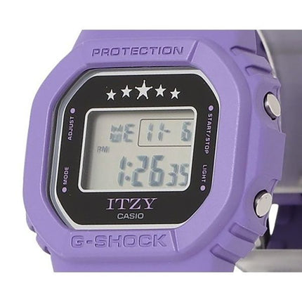 Casio G-Shock ITZY Collaboration Digital Violet Bio-basiertes Harzarmband Quarz GMD-S5610IT-6 200M Damenuhr