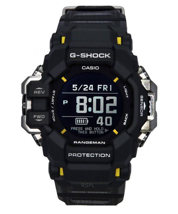 Casio G-Shock Master Of G-Land Rangeman Digital Bio-basiertes Harzarmband Solar GPR-H1000-1 200M Herrenuhr