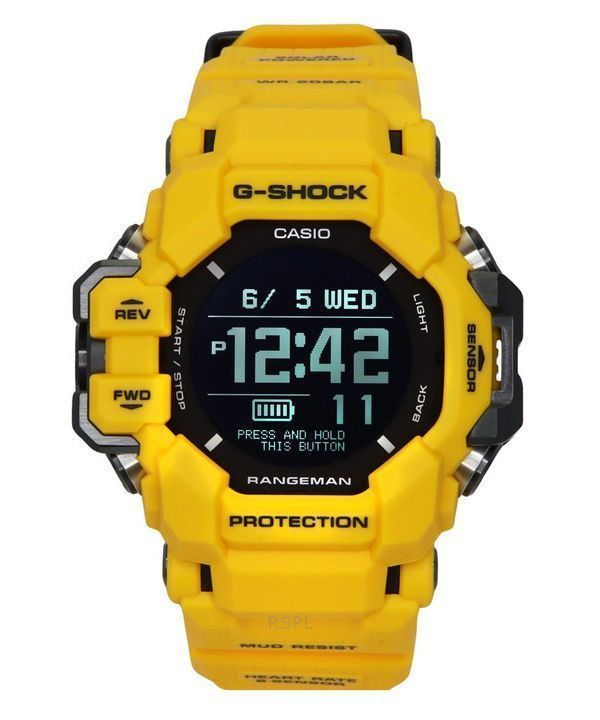 Casio G-Shock Master Of G-Land Rangeman Digital Smartphone Link Solar GPR-H1000-9 200M Herrenuhr