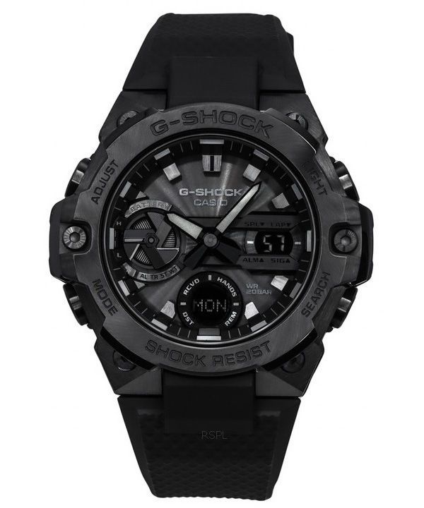 Casio G-Shock G-Steel Black Mobile Link Analog Digital Tough Solar GST-B400BB-1A 200M Herrenuhr