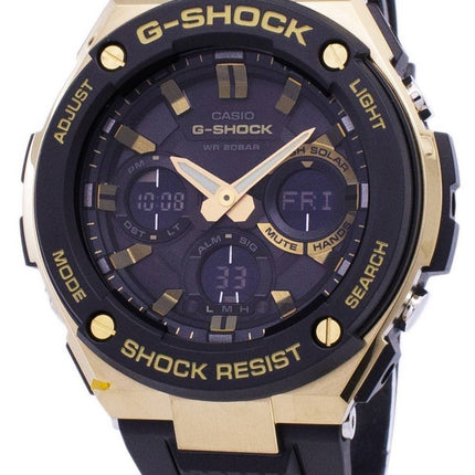 Casio G-Shock G-Stahl analoge Welt Zeit GST-S100G-1A Herrenuhr