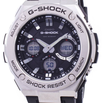 Casio G-Shock G-Stahl analoge Welt Zeit GST-S110-1A Herrenuhr