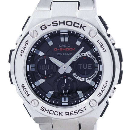 Casio G-Shock G-Stahl analoge Welt Zeit GST-S110D-1A Herrenuhr