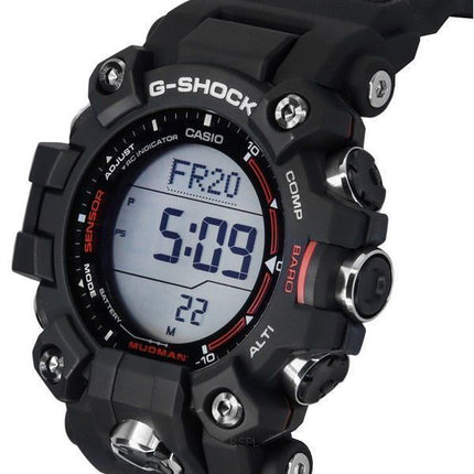 Casio G-Shock Mudman Master Of G-Land Digitales Harzarmband Solar GW-9500-1 200M Herrenuhr