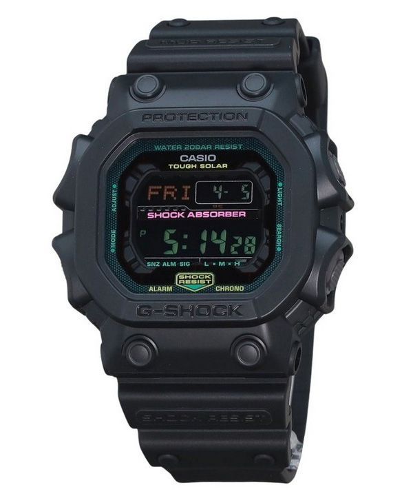 Casio G-Shock Digital Resin Armband Multifluoreszierend Robust Solar GX-56MF-1 200M Herrenuhr