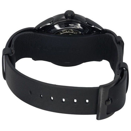 Hamilton Jazzmaster Lederarmband, schwarzes Zifferblatt, automatische H32255730 Unisex-Uhr