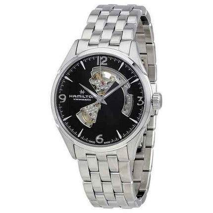 Hamilton Jazzmaster Edelstahl Open Heart schwarzes Zifferblatt Automatik H32705131 Herrenuhr