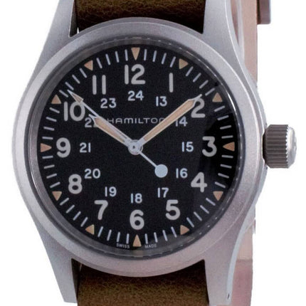 Hamilton Khaki Field Schwarzes Zifferblatt Mechanisch H69439531 Herrenuhr