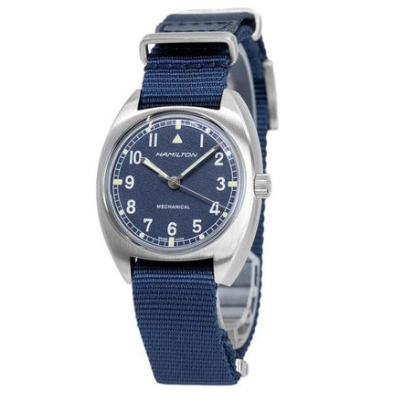 Hamilton Khaki Aviation Pilot Pioneer blaues Zifferblatt mechanische H76419941 100M Herrenuhr